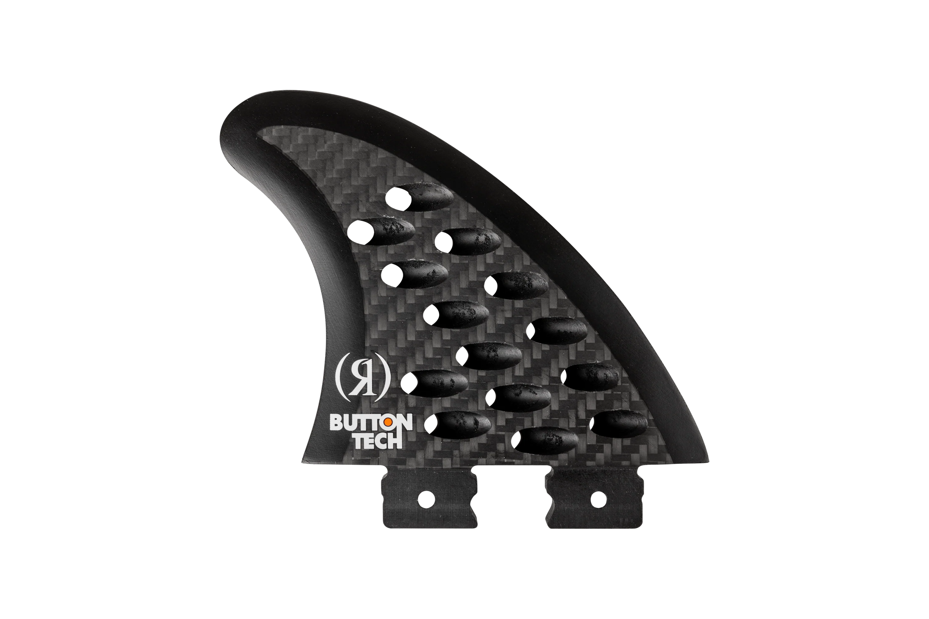3.5 in. - Button - Cheese Grater - Right Surf Fin - Carbon - 2026 - Image 2