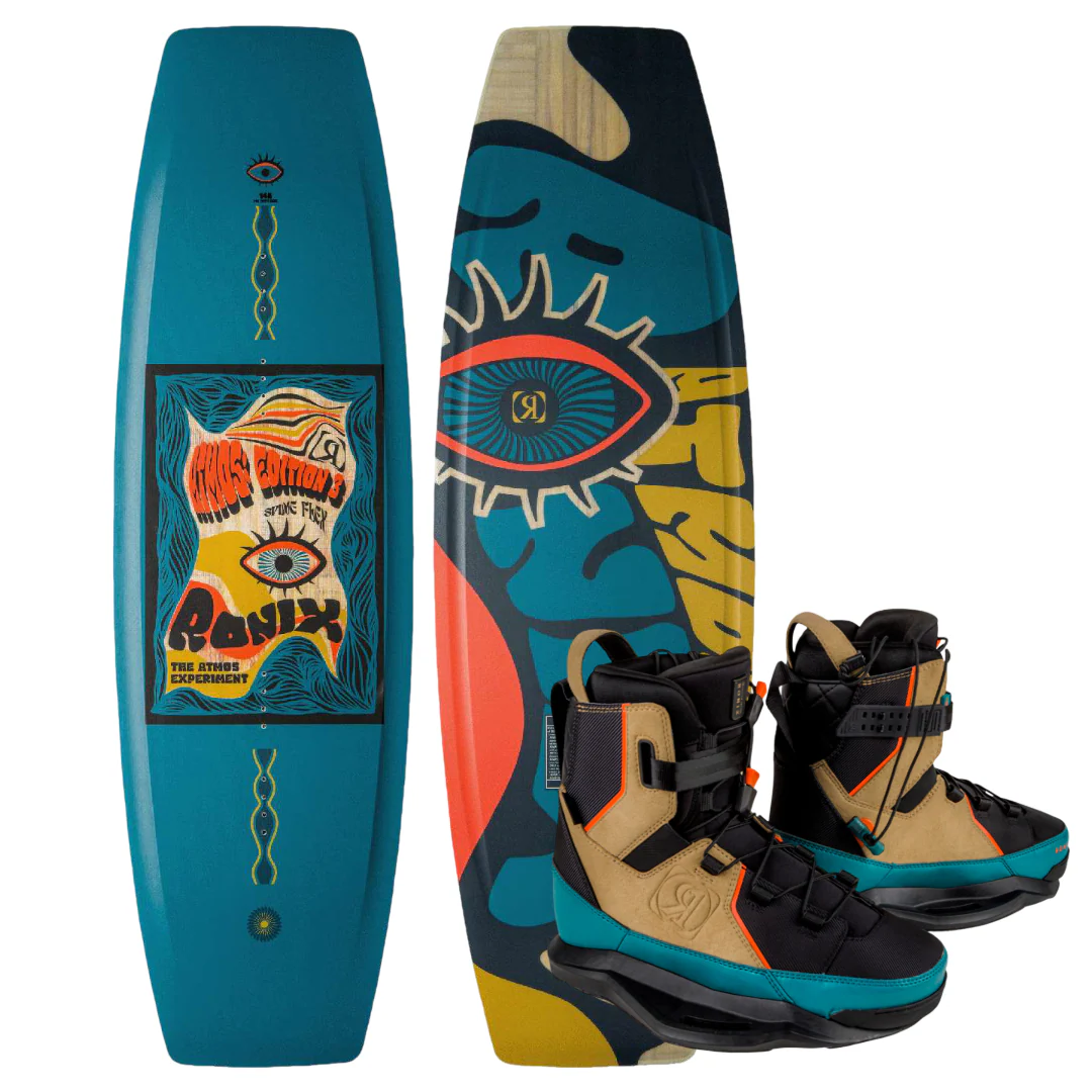 Atmos Wakeboard + Boots Package - 2025
