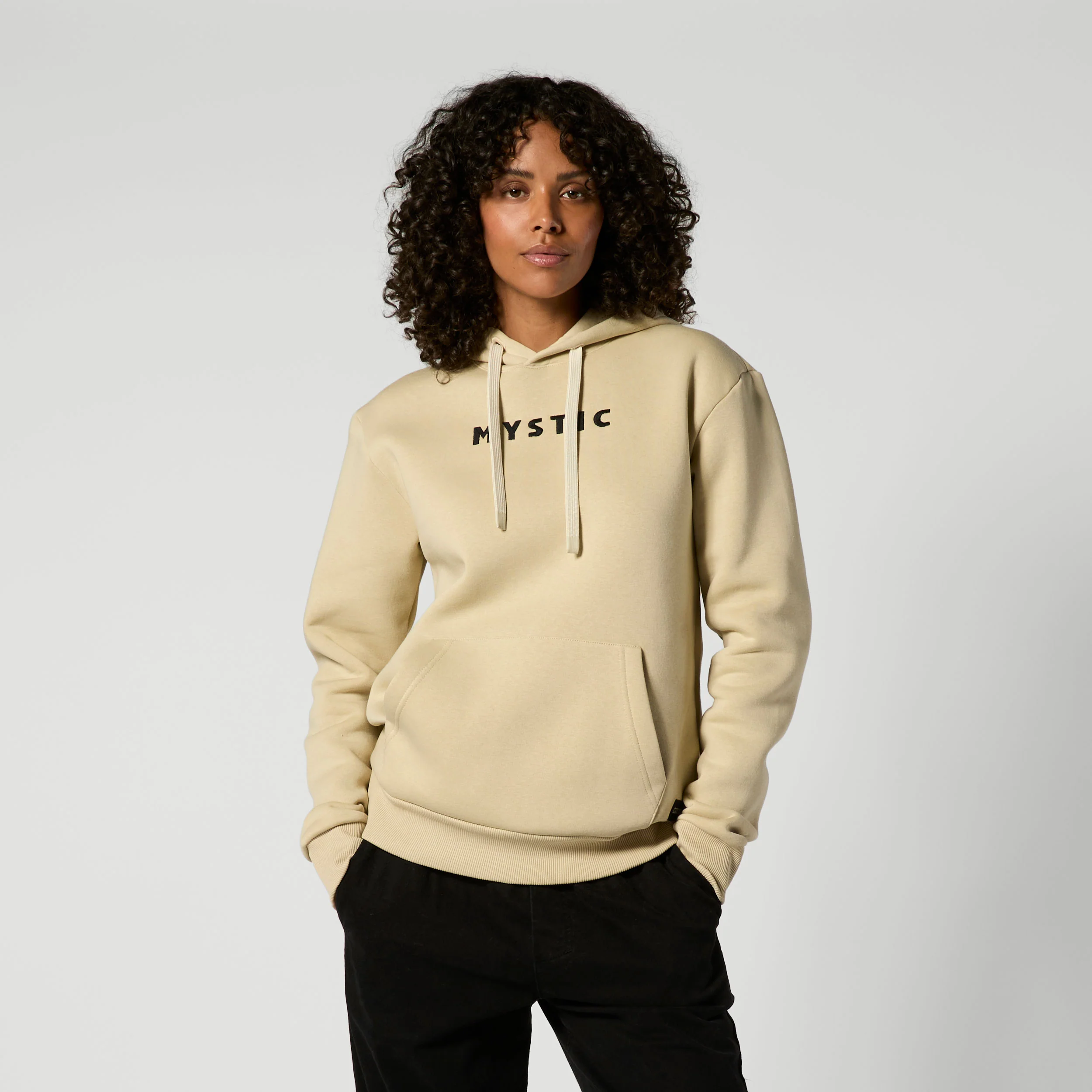 Brand Hood Sweat - Pale Khaki - 2026