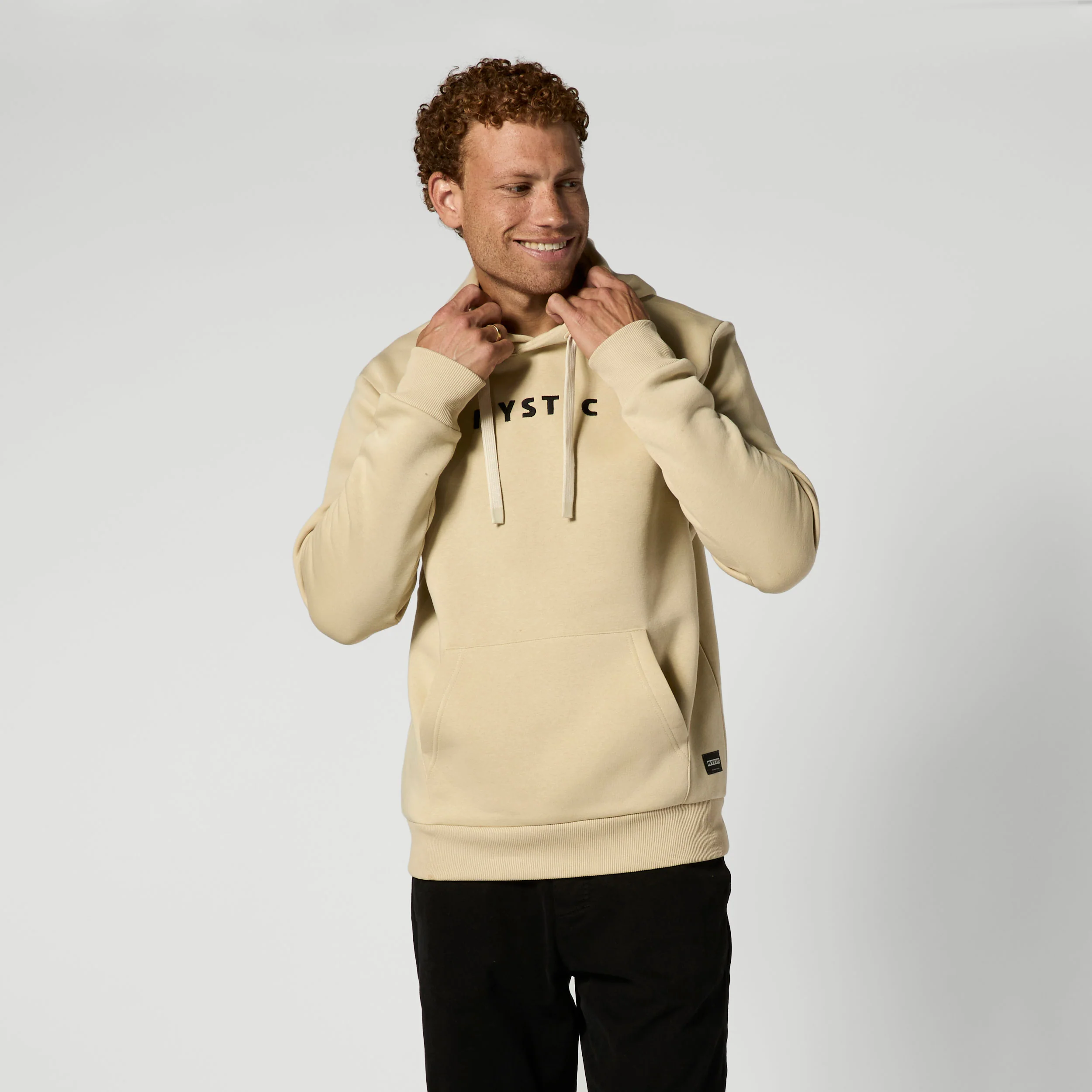 Brand Hood Sweat - Pale Khaki - 2026 - Image 2