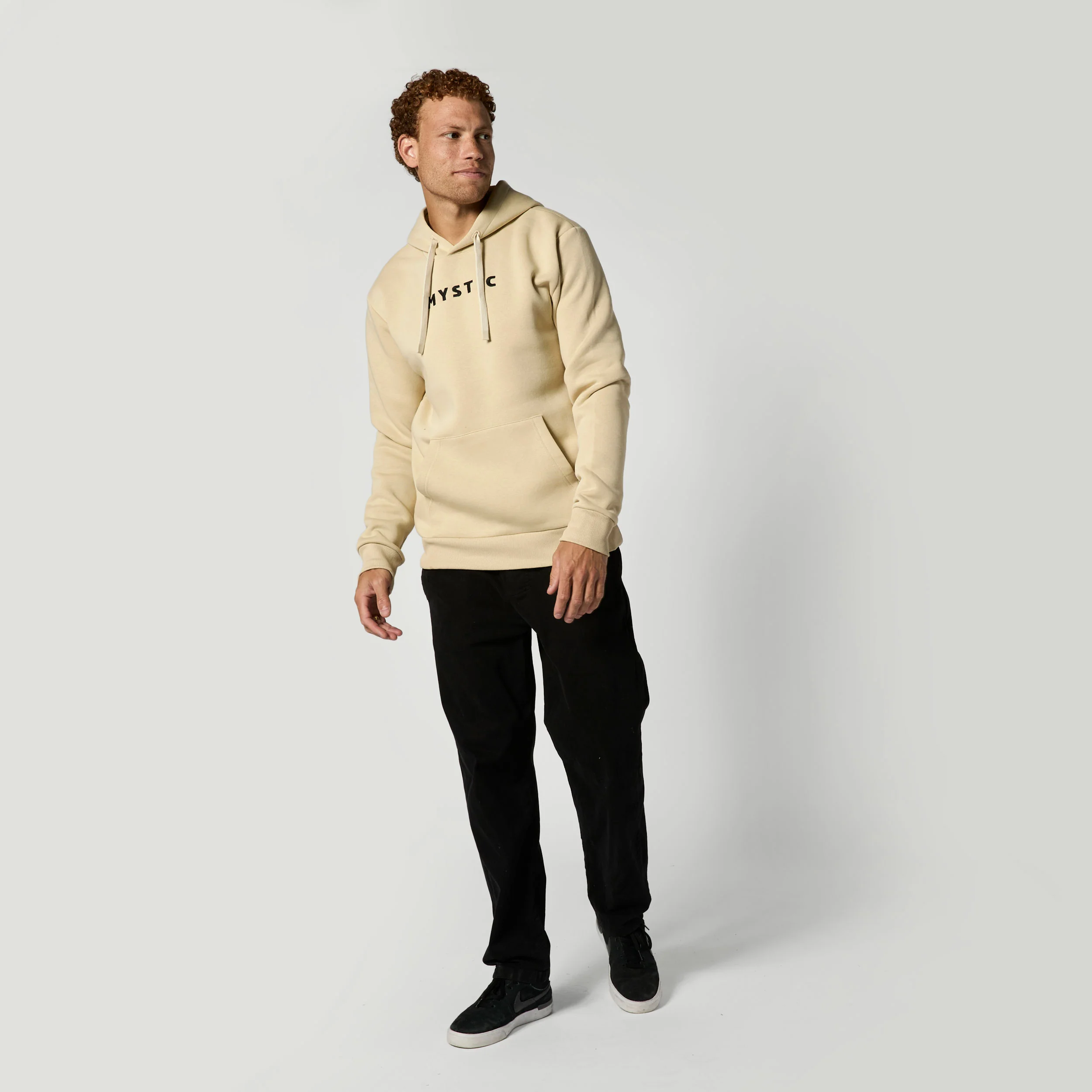 Brand Hood Sweat - Pale Khaki - 2026 - Image 5