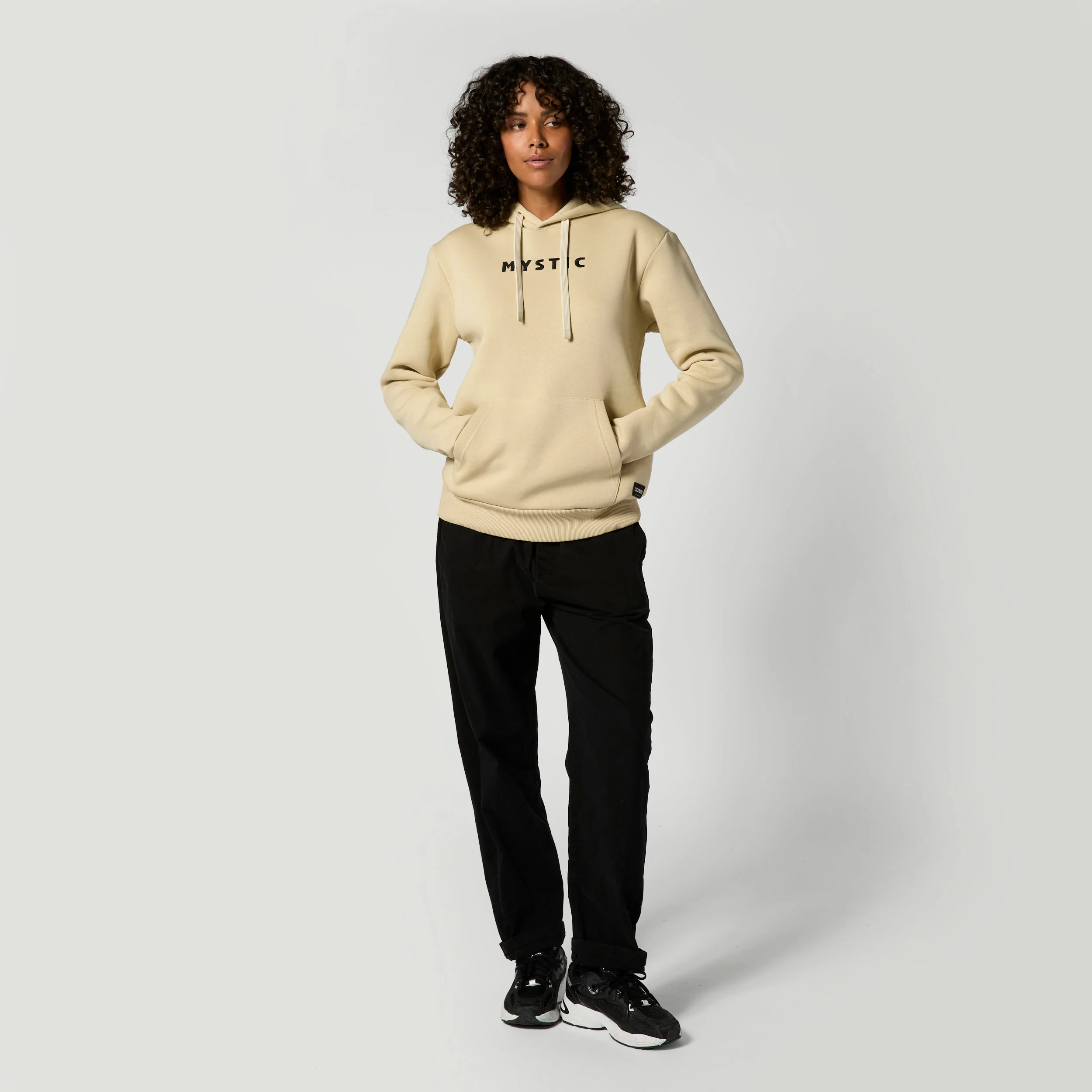 Brand Hood Sweat - Pale Khaki - 2026 - Image 7
