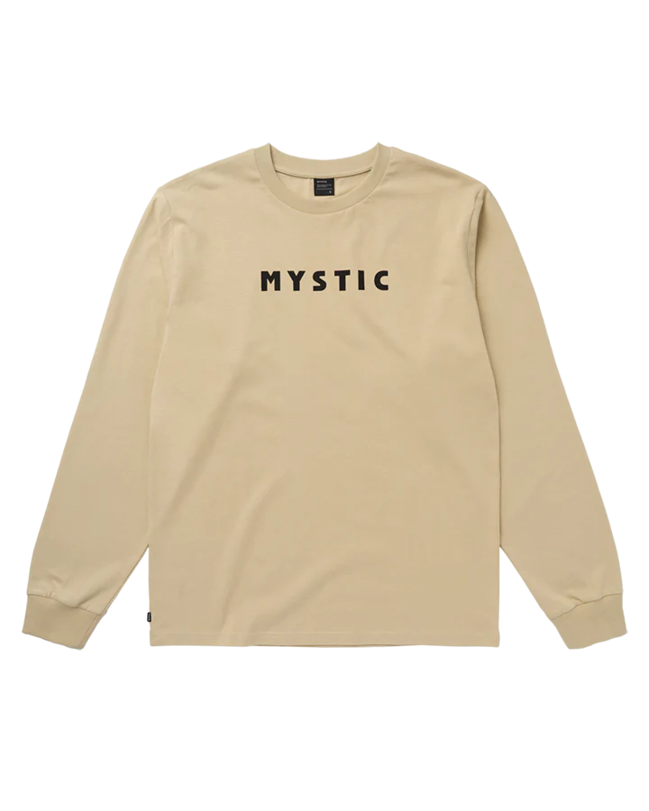 Brand L/S Tee - Pale Khaki - 2026