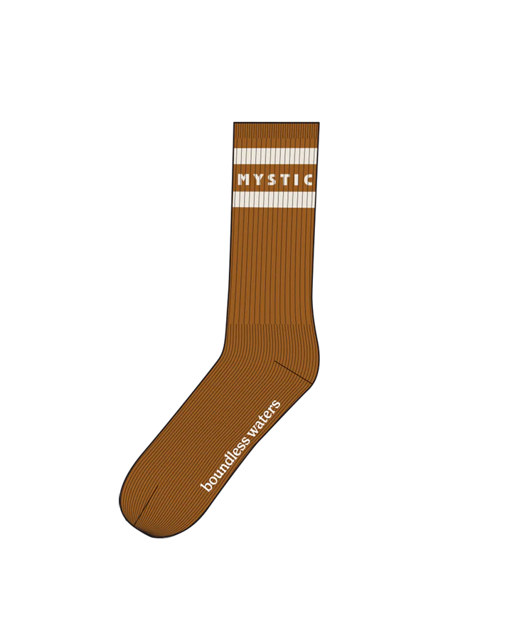 Brand Seasonal Socks - Golden Brown - 2026