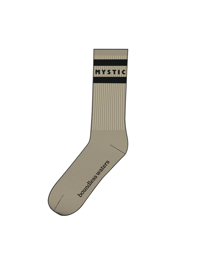 Brand Seasonal Socks - Pale Khaki - 2026