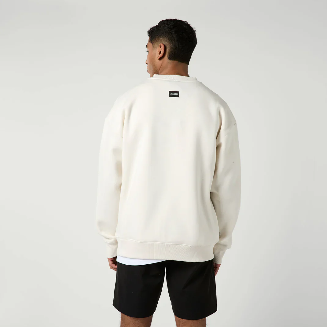 Brand Crew Sweat - Off White - 2025 - Image 3