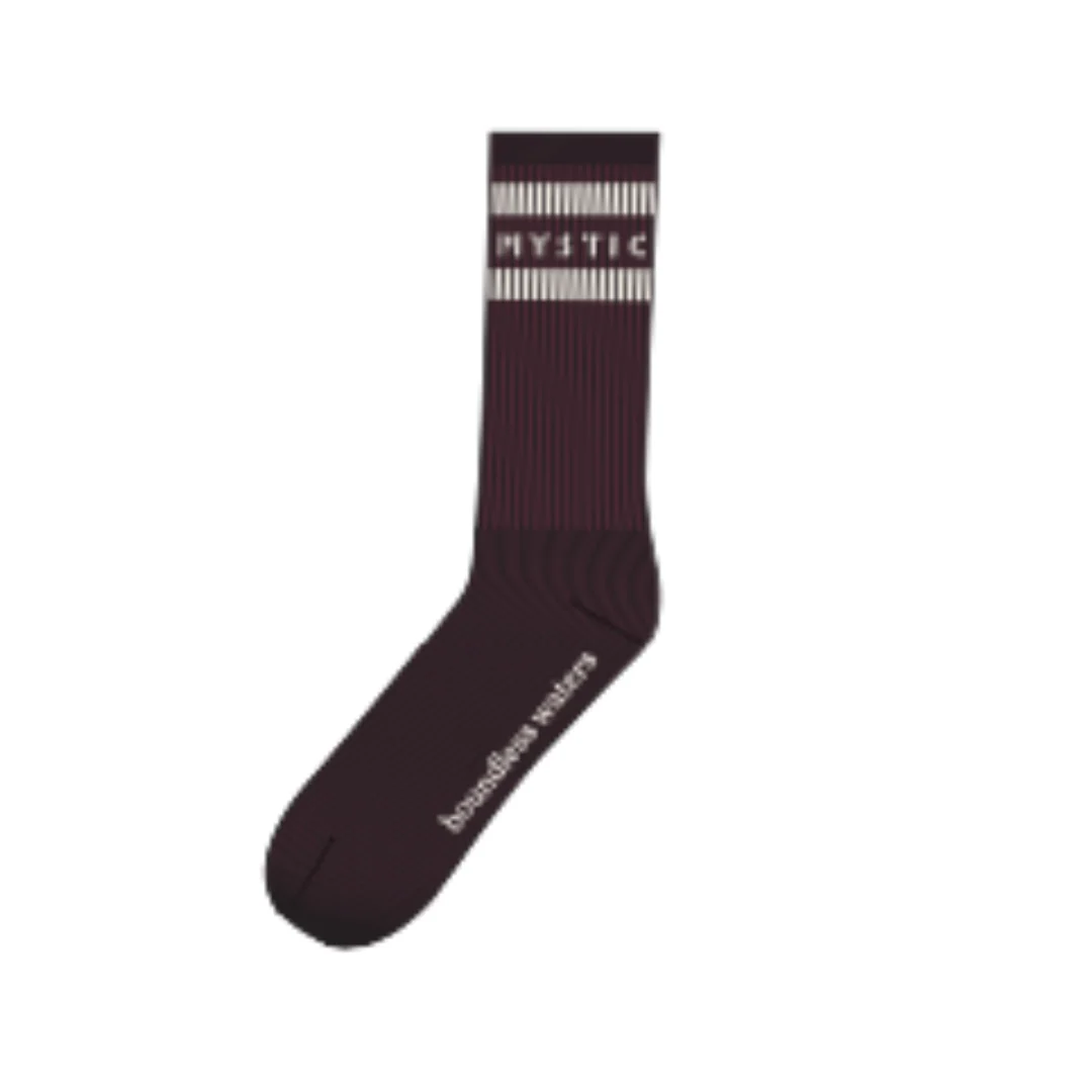 Brand Season Socks - Oxblood Red - 2026