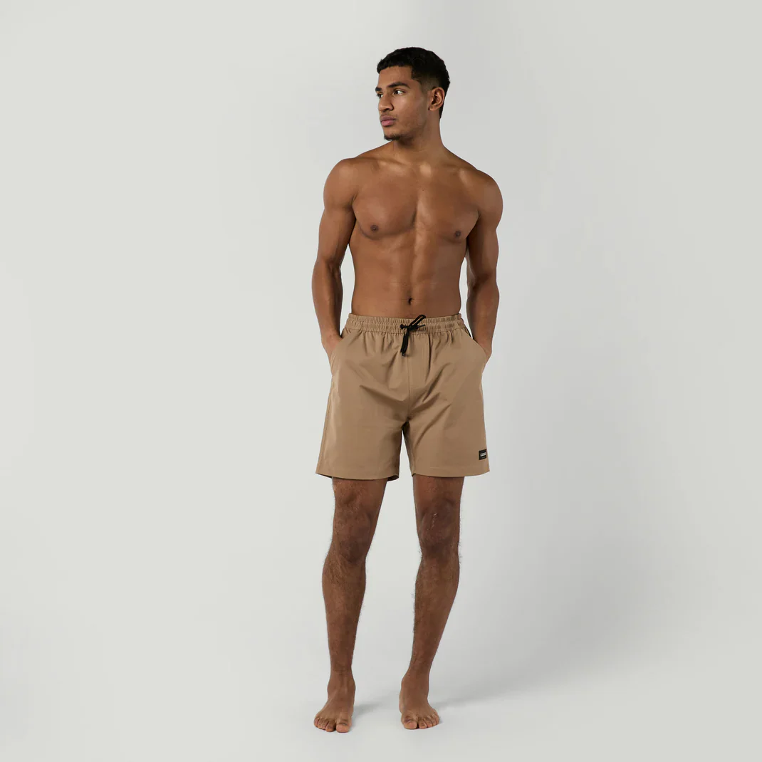 Brand Swimshort - Slate Brown - 2025