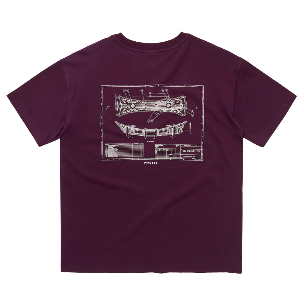 Concept SB1 Tee - Oxblood Red - 2026 - Image 4