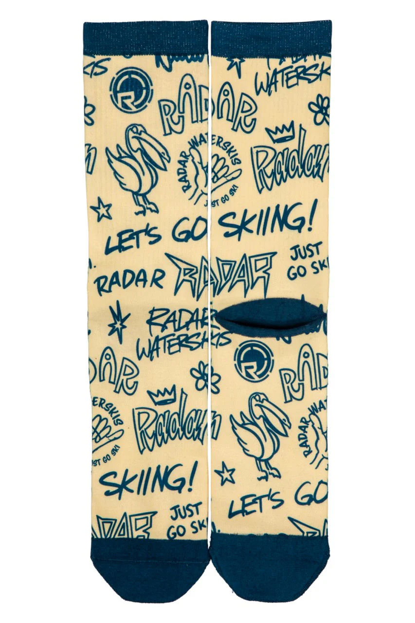 Crew Socks - Ski Beach - 2025
