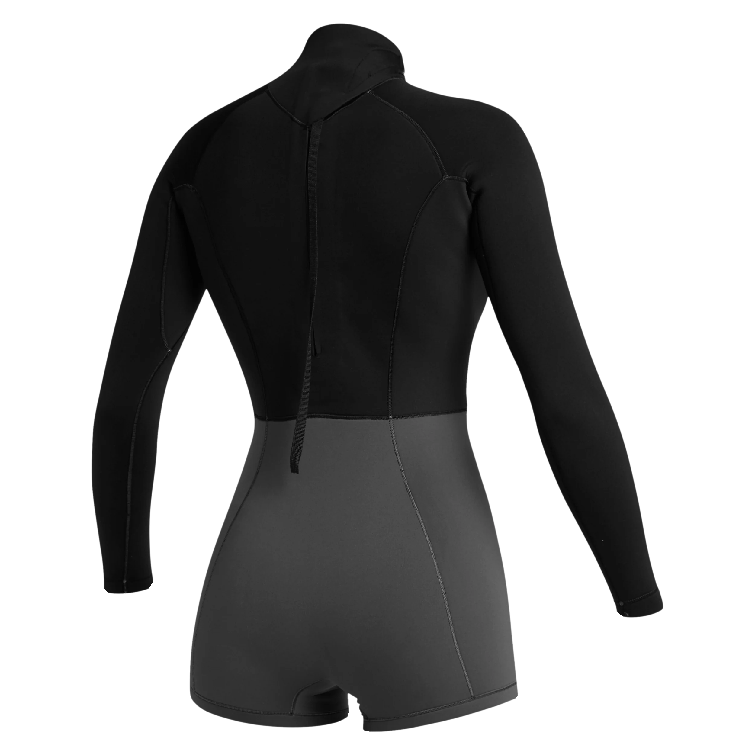Lunar Longarm Shorty 2/2mm Back Zip Women - Black - 2026 - Image 2