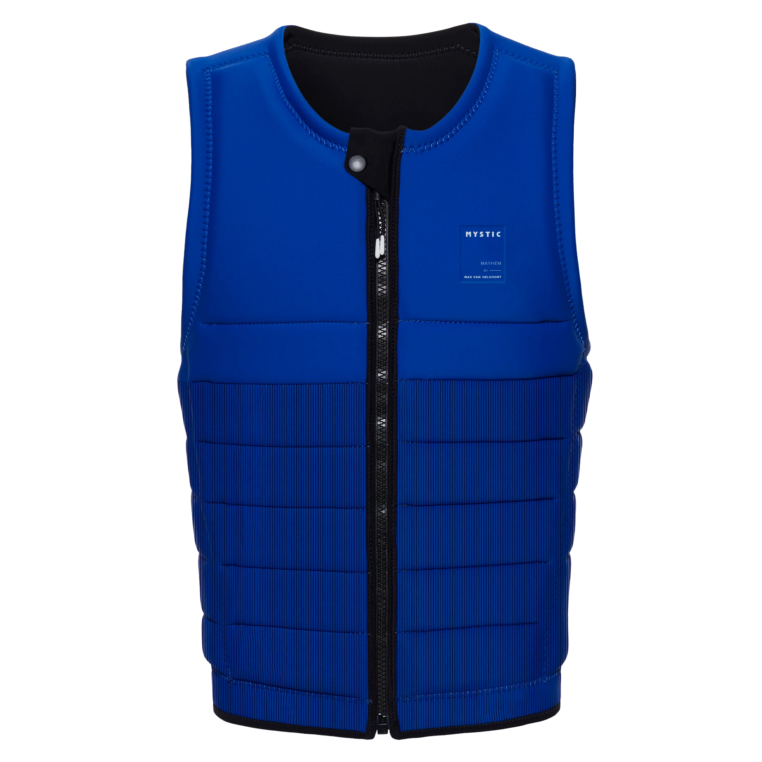 Mayhem Impact Vest Fzip Wake - Black / Blue - 2025