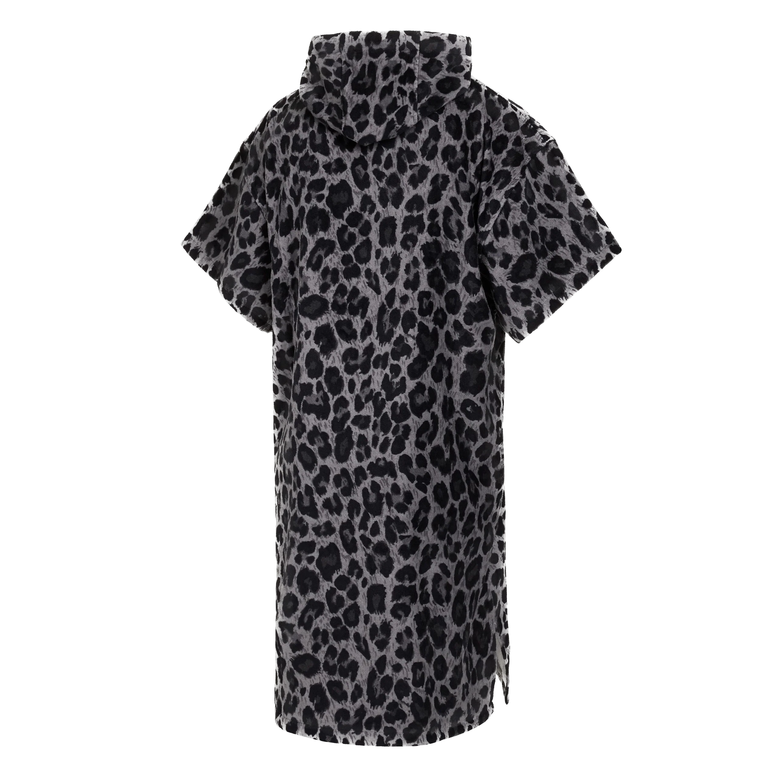 Poncho Velours AOP - Black - Image 2