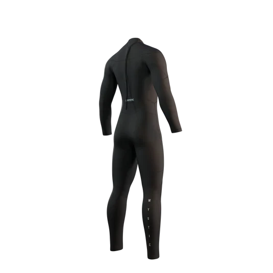 Star 3/2mm Back Zip Wetsuit - Black - 2024 - Image 3