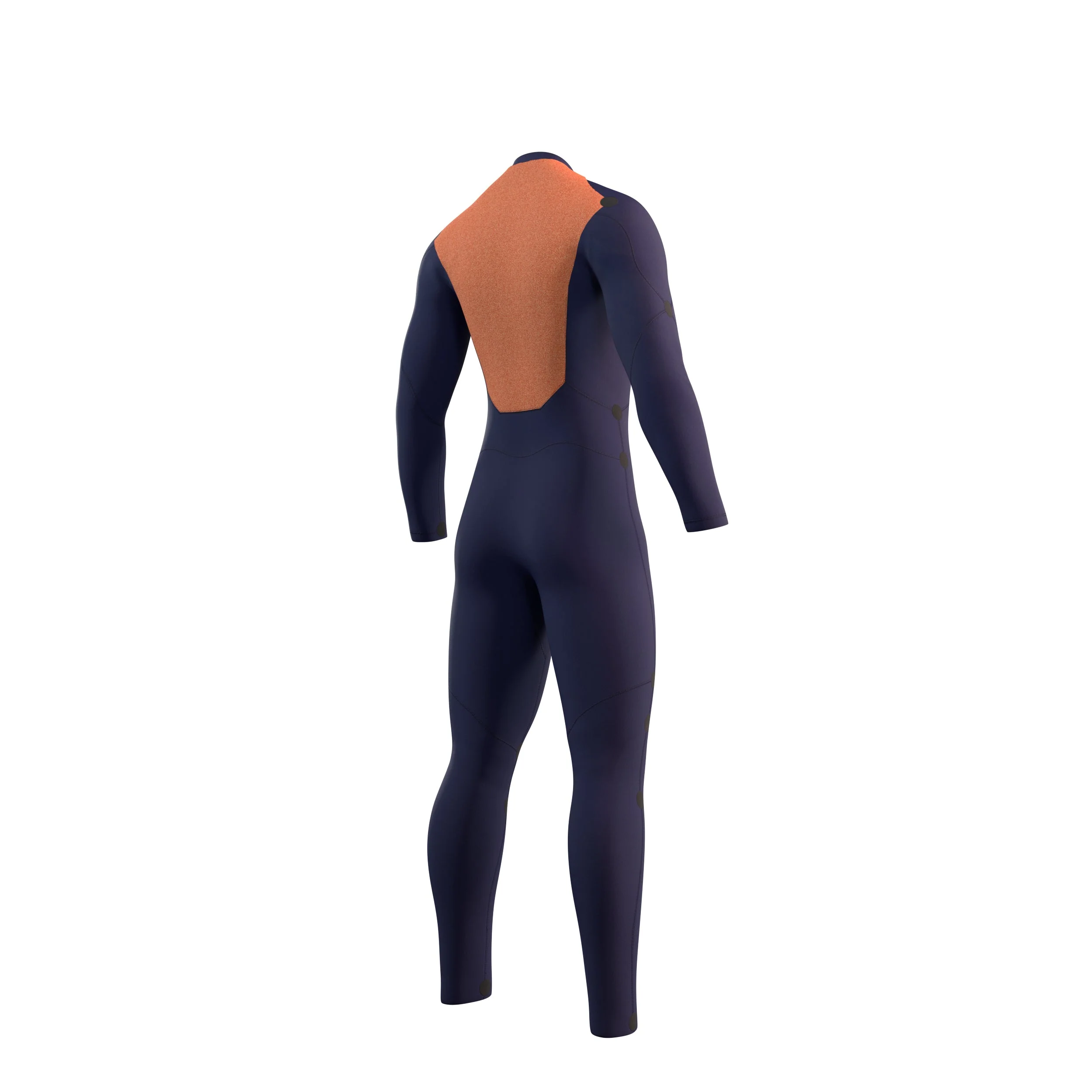 Star 3/2mm Back Zip Wetsuit - Black - 2024 - Image 4