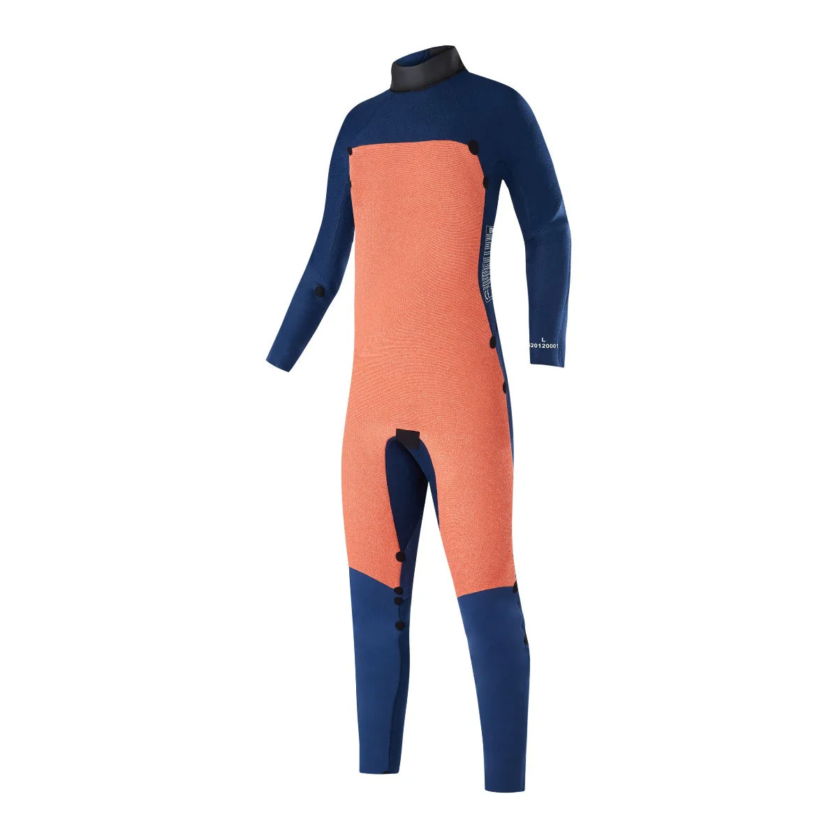 Star 3/2mm Fullsuit Back Zip Kids - Black/Blue - 2025 - Image 3