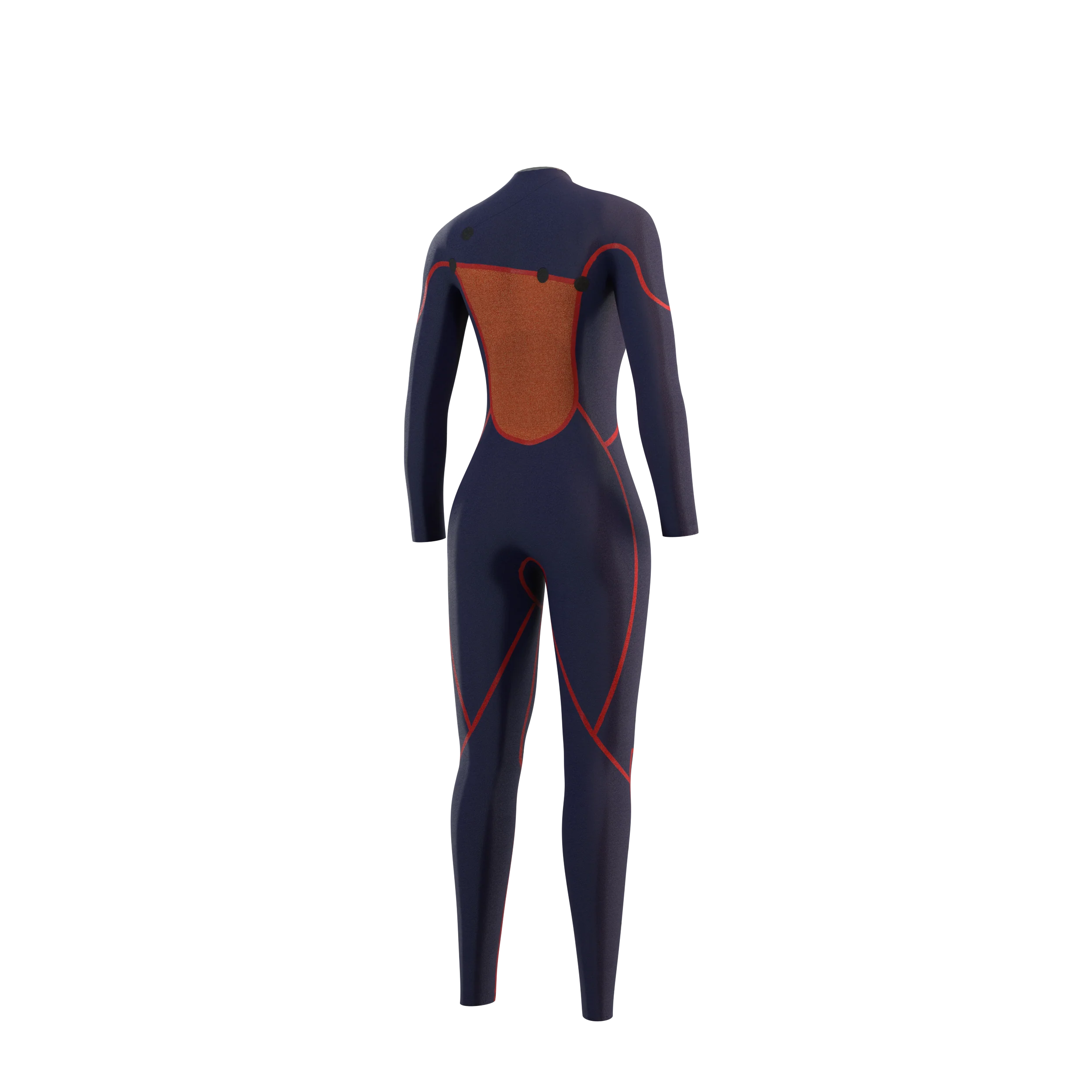 The One Fullsuit 3/2mm Zipfree Women - Black - 2023 - Image 4
