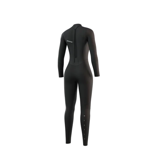 Womens Star 3/2mm Back Zip Wetsuit - Black - 2024 - Image 3