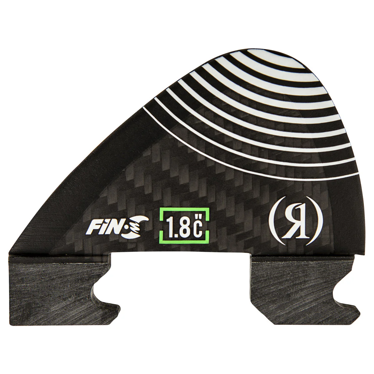 1.8" - Floating Fin-S 2.0 - Nub Center Surf Fin - Carbon - 2026 - Image 2