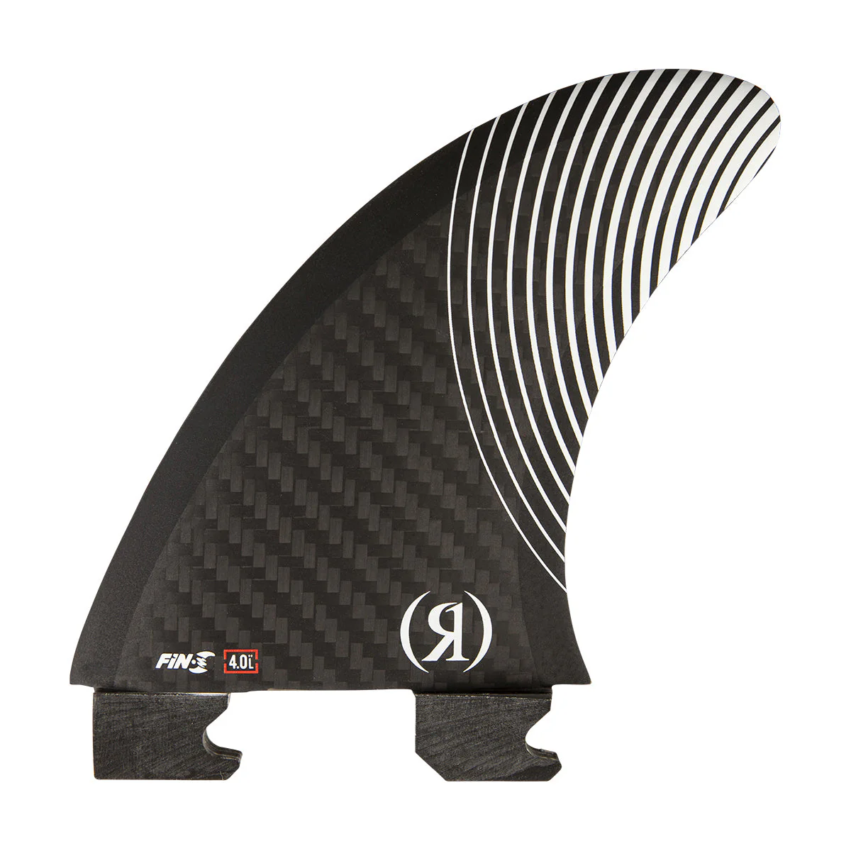 4" - Floating Fin-S 2.0 - Pivot - Left Surf Fin - Carbon - 2026 - Image 2