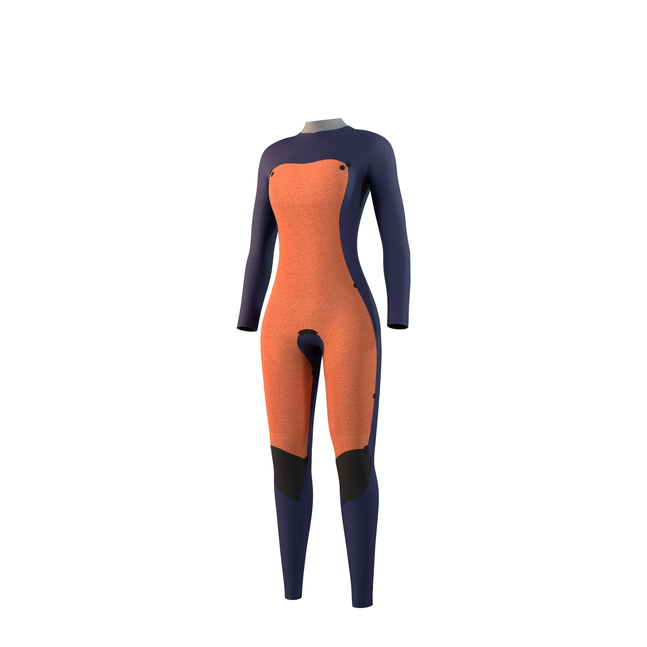 Star Fullsuit 5/3mm Double Front Zip Women - Black - 2026 - Image 3