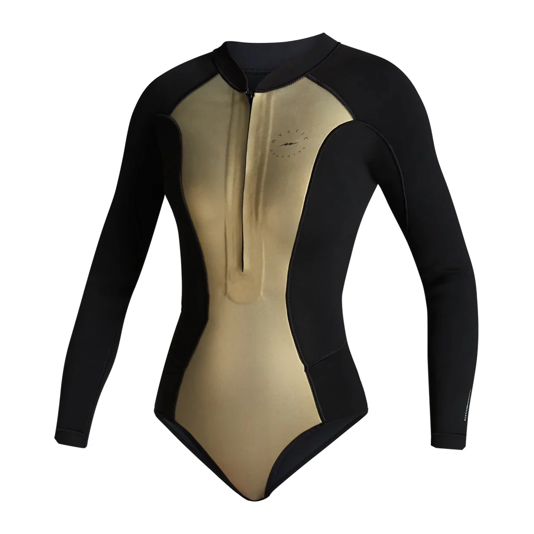 Sway Longarm Super Shorty 2/2mm Front Zip Women - Black / Gold - 2026
